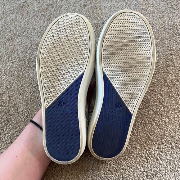 Girls Rothy’s Gray Camo Slip On Shoes size 4 - Picture 9 of 10